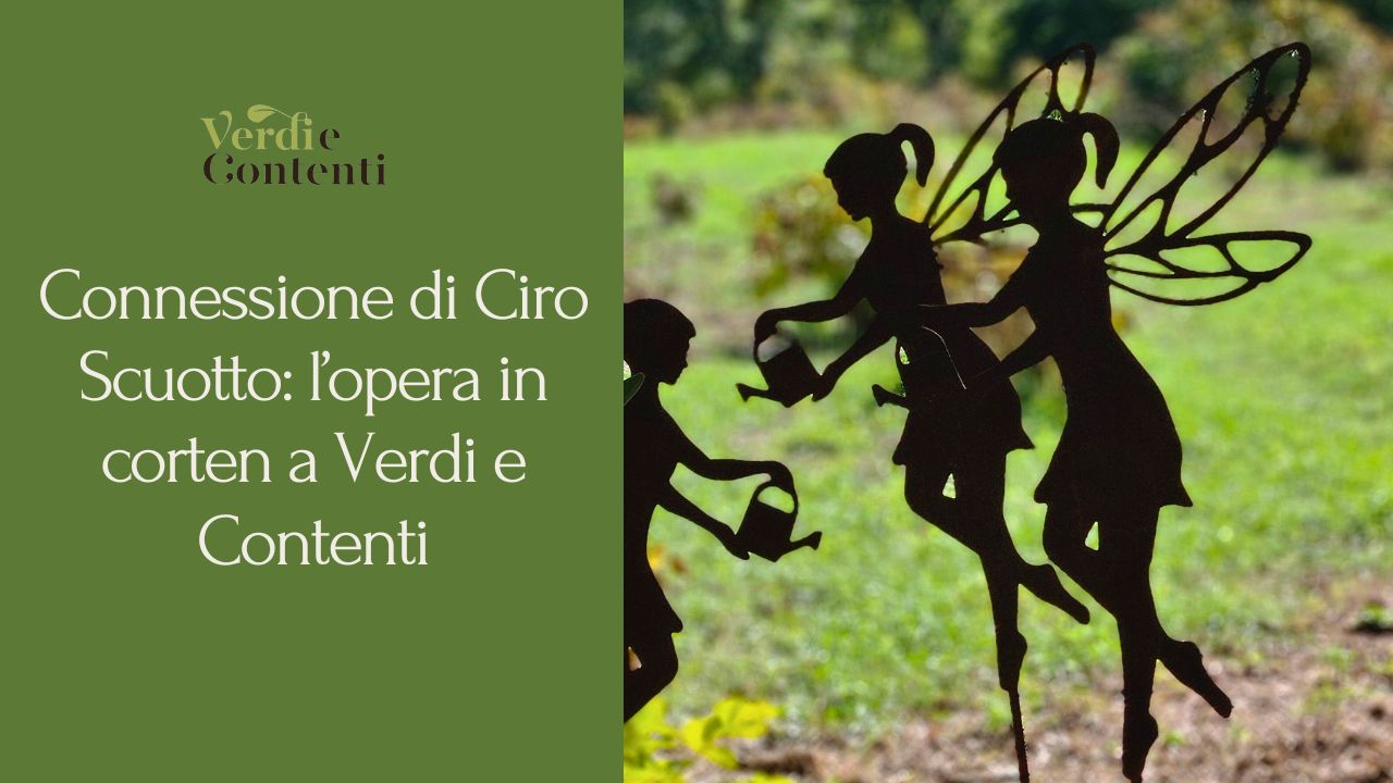 “Connessione” – L’opera in corten di Ciro Scuotto a Verdi e Contenti 2025